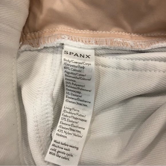 SPANX Jean-ish White Ankle Leggings Size XL - Picture 13 of 15